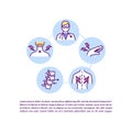 Early Reporting of MSD Symptoms concept icon with text