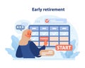 Early Retirement concept.