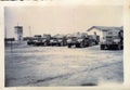 Black and white photos of army vehicles 1940s WW2