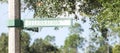 Celebration Florida Street Sign Royalty Free Stock Photo