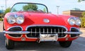 Early 1950's model red antique Corvette