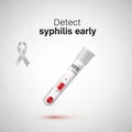 Early Screening for Syphilis Using the RPR Test Royalty Free Stock Photo