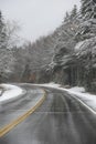 Early Snow on the Kancamagus Highway