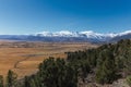 Early spring alpine landscape in Sierra Nevada mountains