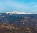 Early spring Carpathian mountains Royalty Free Stock Photo