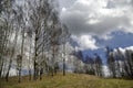 Early spring countryside landscape Royalty Free Stock Photo