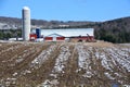 Early spring farm