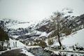 Early spring in Gavarnie, France Royalty Free Stock Photo