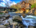 An early Spring morning at the Glade Creek Grist M