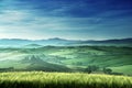 Early spring morning in Tuscany, Italy Royalty Free Stock Photo