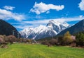 The early spring scenery of the Qinghai Tibet Plateau