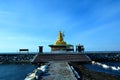 Qinghai Lake scenery along the way Royalty Free Stock Photo