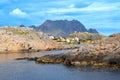 Early summer in the Lofoten Islands Norway Royalty Free Stock Photo