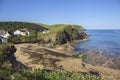 Early summer morning at Hope Cove, Devon, England Royalty Free Stock Photo
