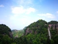 The early summer view of the danxia formland