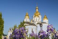 Early summerspring morning in Kiev Royalty Free Stock Photo