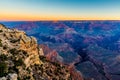 Early Sunrise at the Magnificent Grand Canyon in Arizona Royalty Free Stock Photo