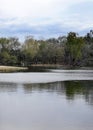 Suburban scenery in early winter in mid-November. Royalty Free Stock Photo