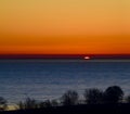 Early Winter Sunrise over Lake Michigan #3 Royalty Free Stock Photo