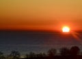 Early Winter Sunrise over Lake Michigan #5 Royalty Free Stock Photo