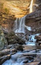 Early Winter Than at Kaaterskill Falls Royalty Free Stock Photo