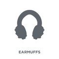 Earmuffs icon from Winter collection.