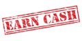 Earn cash red stamp