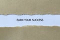 earn your success on white paper