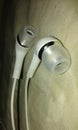 The Earphone Royalty Free Stock Photo