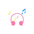 Earphone line icon. Signs and symbols can be used for web, logo, mobile app, UI, UX