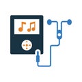 Earphone, music player icon