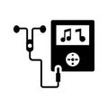 Earphone, music player icon