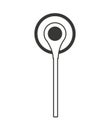 Earphones audio device icon