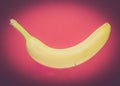Earphones and banana popart fitness