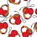 Earphones pattern