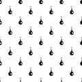 Earring pattern vector