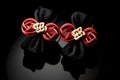 Korean Hanbok Knot Earrings - South Korea