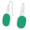 Earrings - jewellry Royalty Free Stock Photo