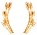 Ears of wheat. Frame Royalty Free Stock Photo