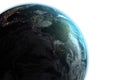 Earth against white background Royalty Free Stock Photo