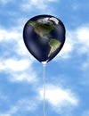 Earth balloon 01 Royalty Free Stock Photo