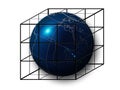 Earth in cage Royalty Free Stock Photo