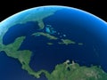 Earth - Central America & Caribbean