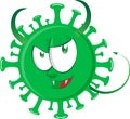 stop evil coronavirus character