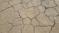 The earth crackled from drought, the soil without plants. Royalty Free Stock Photo