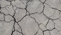 The earth crackled from drought, the soil without plants. Royalty Free Stock Photo
