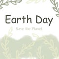 Earth day background.