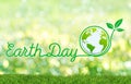 Earth Day background. Earth Day, Ecology and Nature concepts. Royalty Free Stock Photo