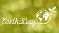 Earth Day background. Earth Day, Ecology and Nature concepts. Royalty Free Stock Photo