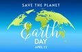 Earth Day background. Earth Day, Ecology and Nature concepts. Royalty Free Stock Photo